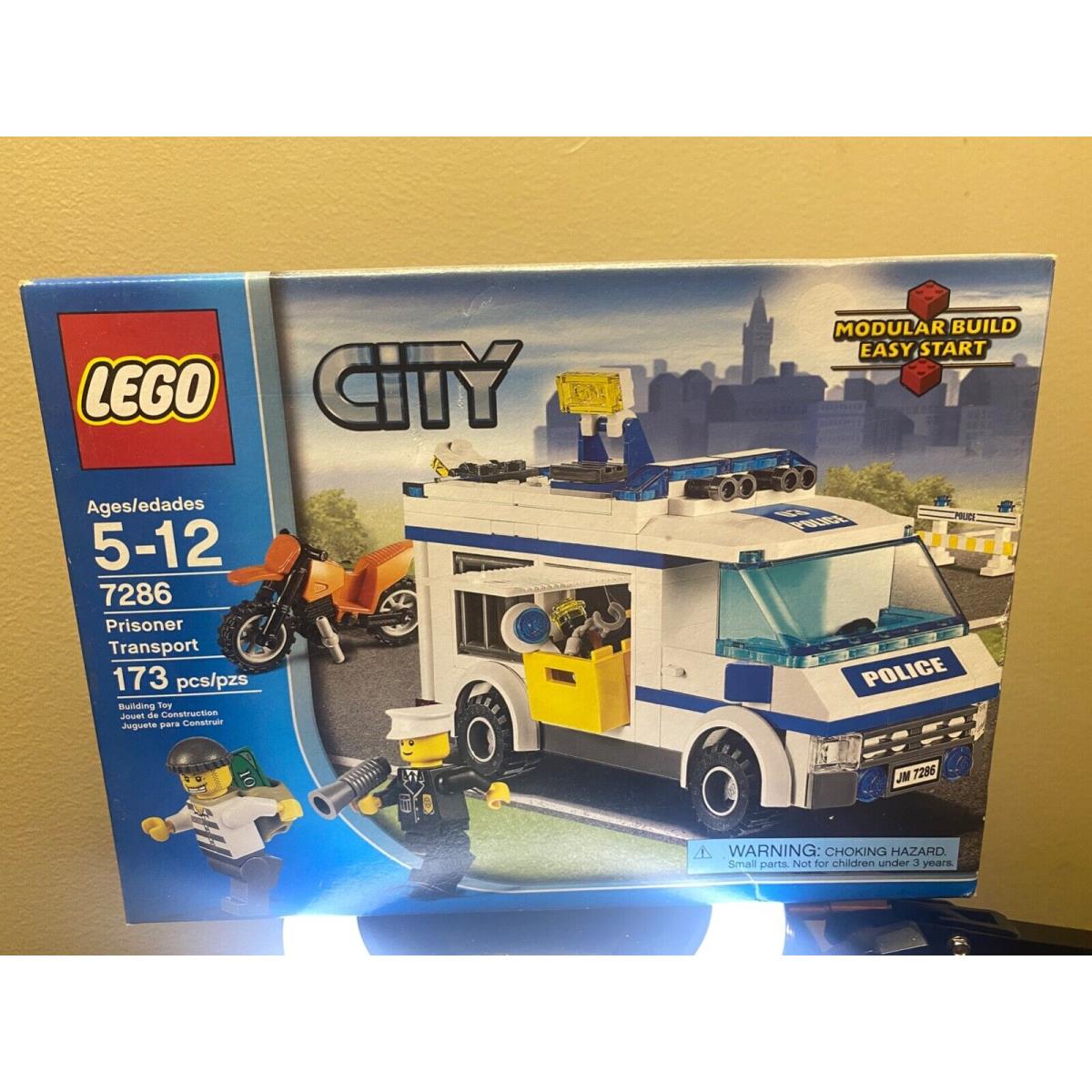 7286 Prisoner Transport Lego City Town Police Set Retired