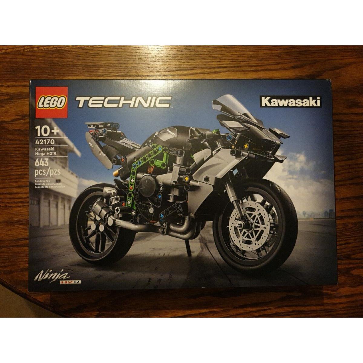 Lego Technic Kawasaki Ninja H2R Motorcycle 42170 Building Kit 643 Pieces . 3852