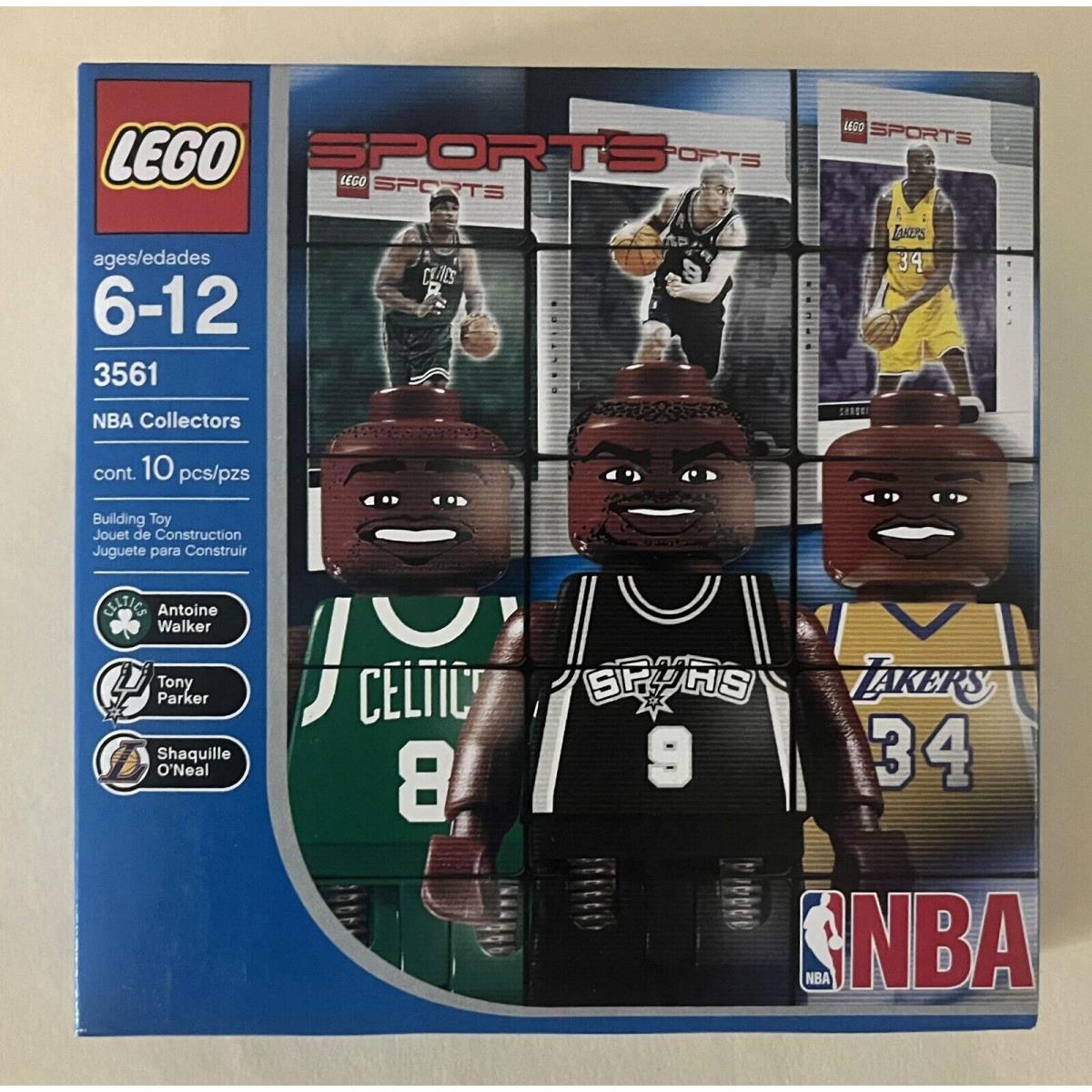 Retired 2003 Lego 3561 Nba Upper Deck Walker Parker Shaquille O`neal Mint