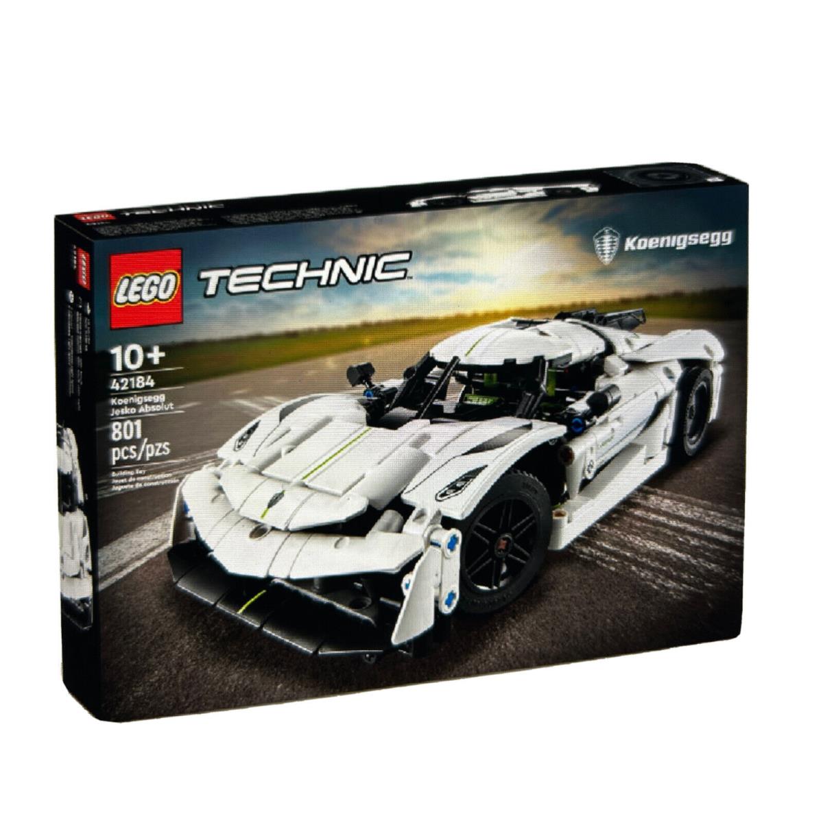 Lego Technic Koenigsegg Jesko Absolut White Hypercar 42184