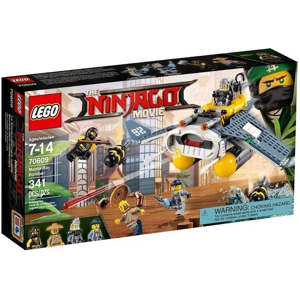 Lego The Ninjago Movie 70609 Manta Ray Bomber Box Retired