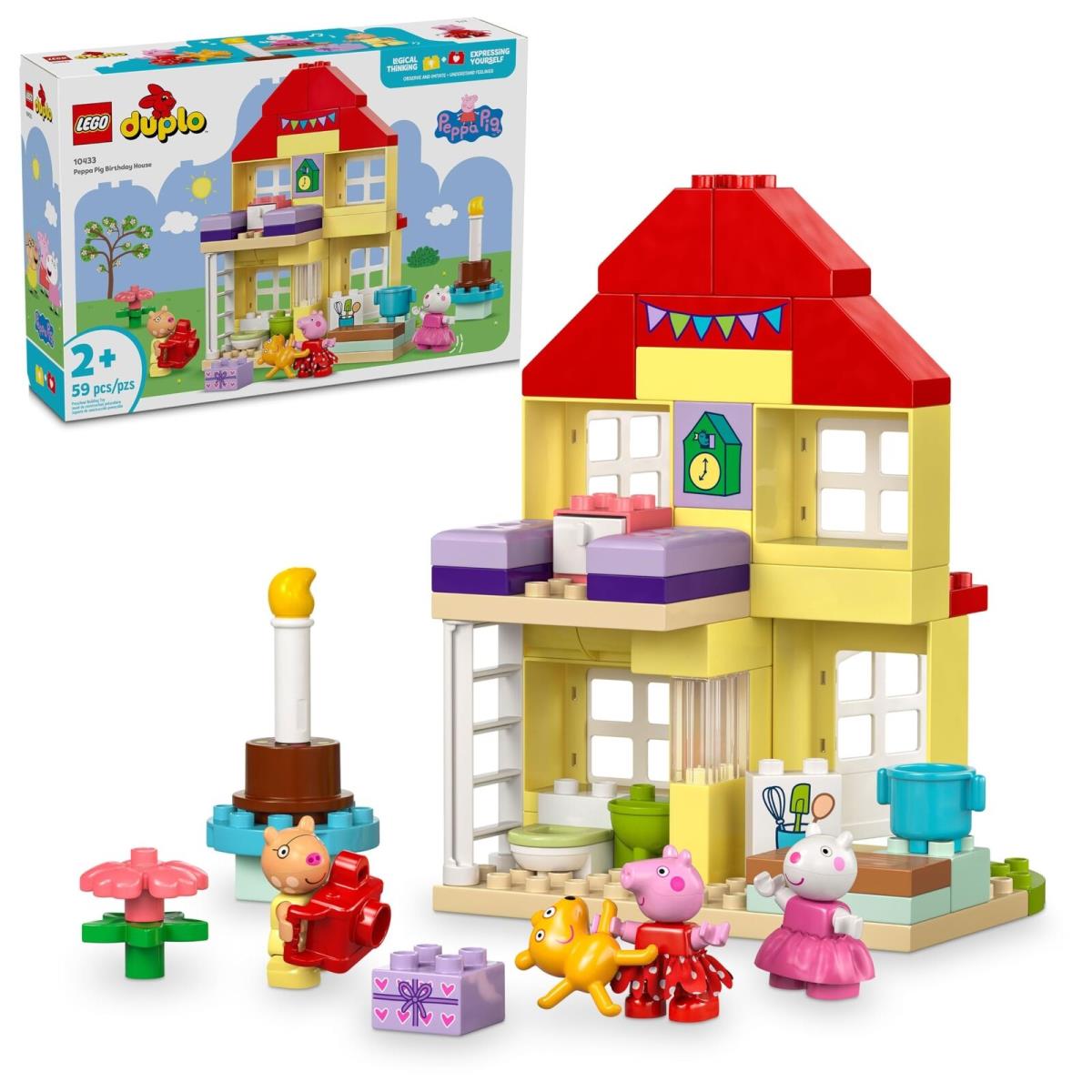 Lego Duplo Peppa Pig Birthday House 10433