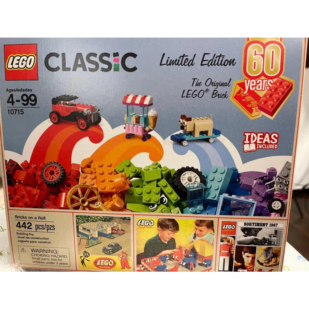 10715 Bricks ON A Roll Lego Legos Set Classic 60TH Anniversary