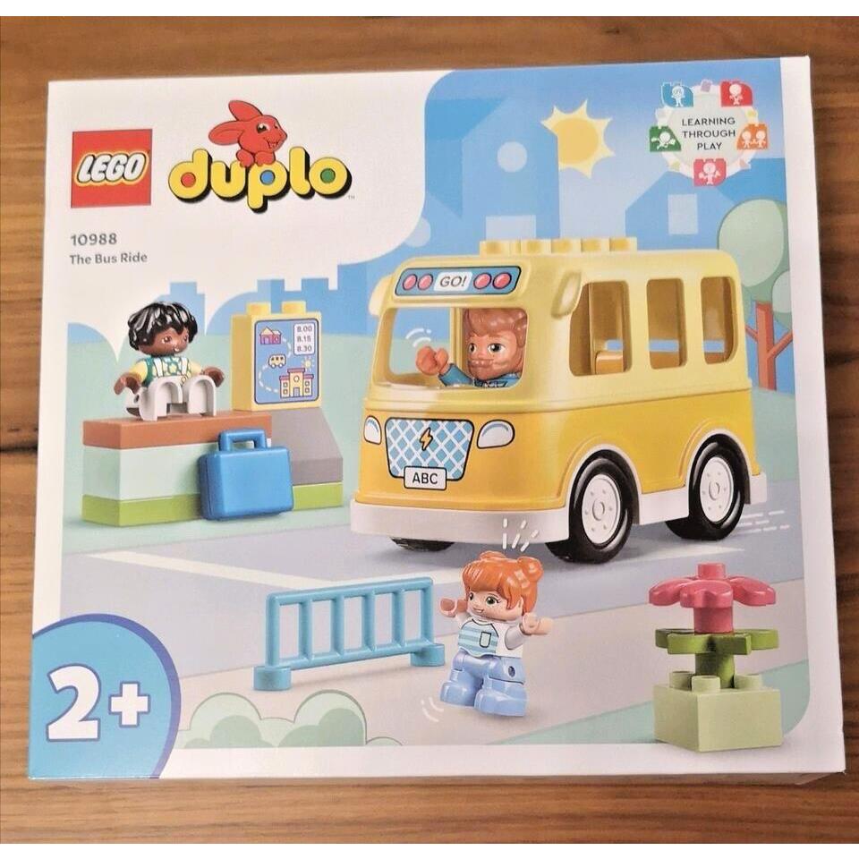 Lego Duplo The Bus Ride 10988 Toy Building Kit 16 Pcs