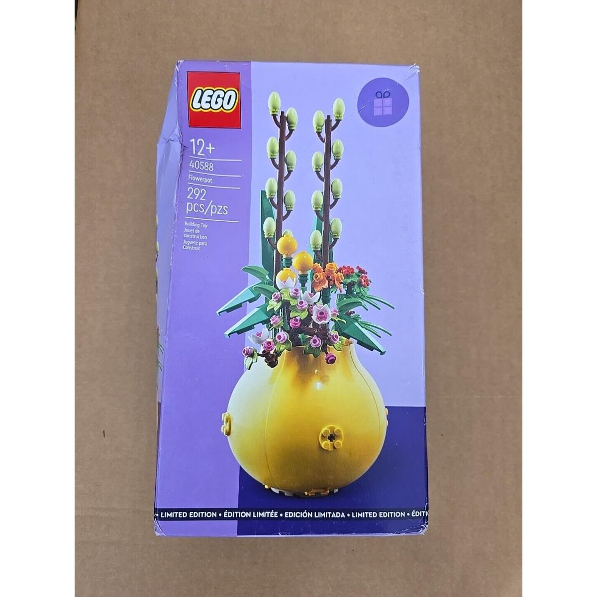 Lego 40588 Flowerpot Promotional Set Gwp Promo Minor Box Damage