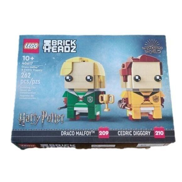 Lego Brickheadz 40617 Draco Malfoy Cedric Diggory Figures Building Set HP