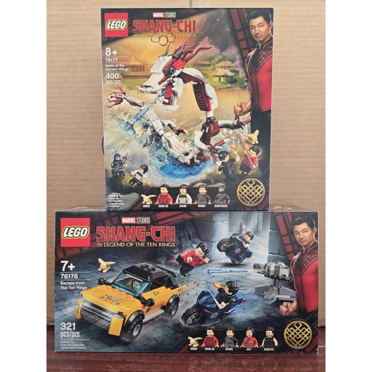 Lego Marvel 76177 Battle Ancient Village 76176 Shang-chi Escape From Ten Rings