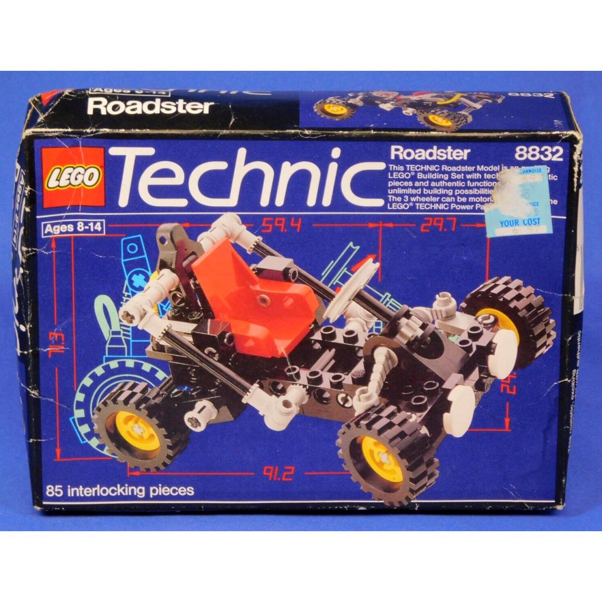 Lego Technic 8832 Roadster 1988 IN Rough Box