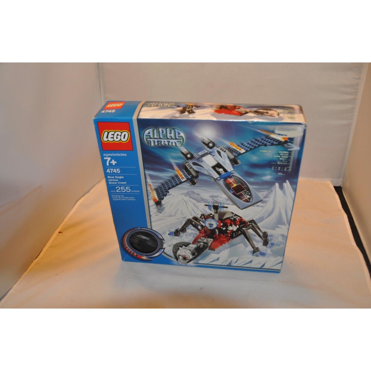 Lego Alpha Team 4745 Blue Eagle vs Snow Crawler Box