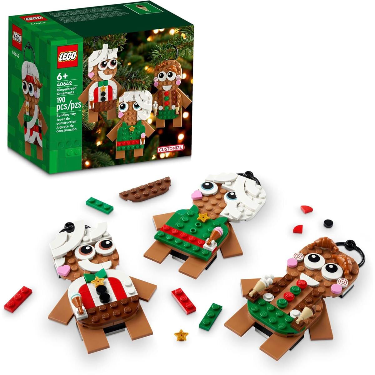 Gingerbread Ornaments Building Toy 40642