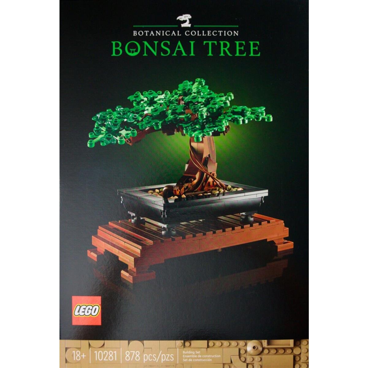 Lego Bonsai Tree Botanical Collection 10281 Building Set 878 Pieces