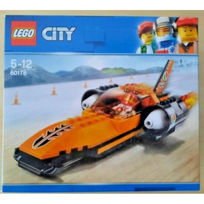 Lego City Speed Record Car 60178 Toy Building Kit 78 Pcs