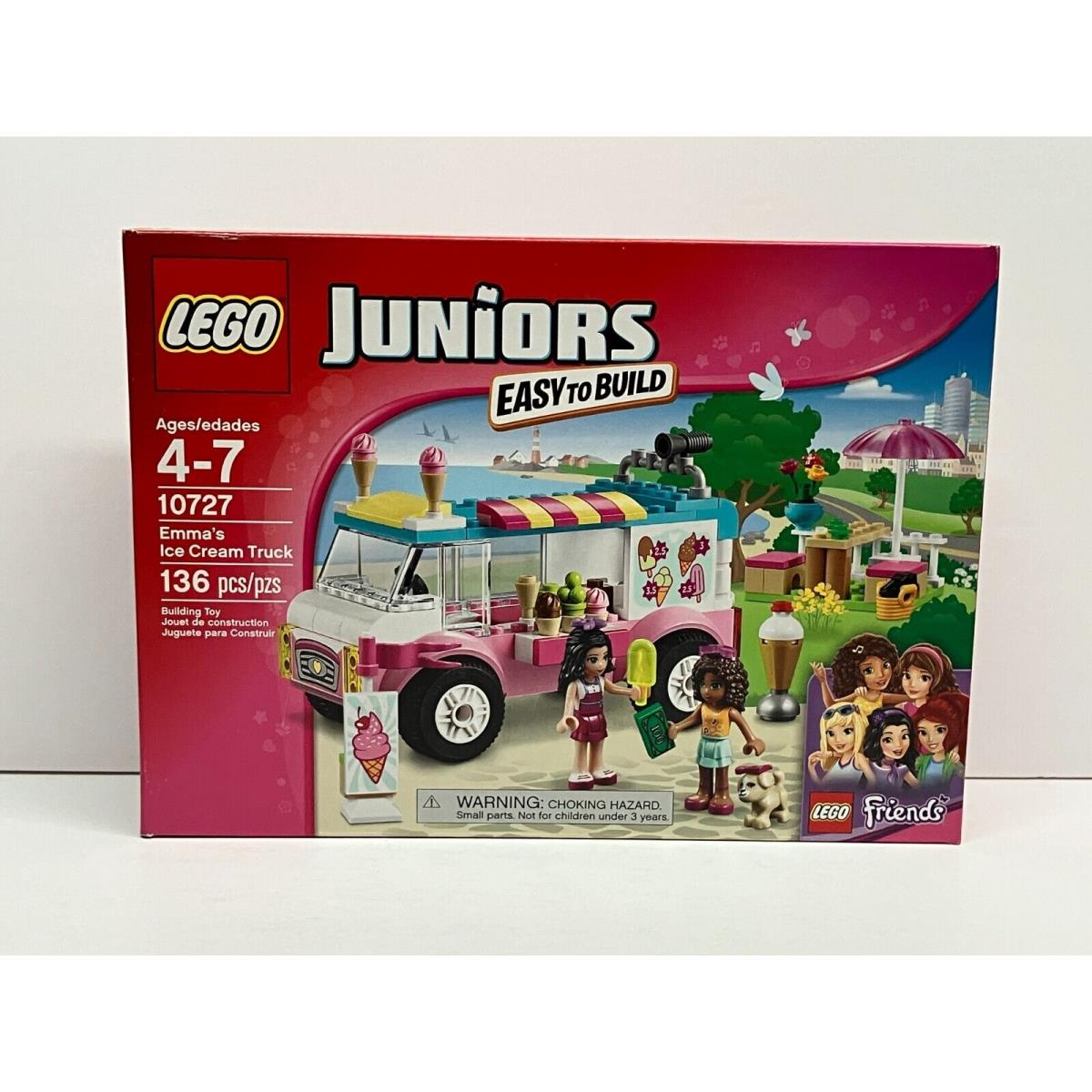 Lego 10727 Juniors Emma`s Ice Cream Truck 136pcs