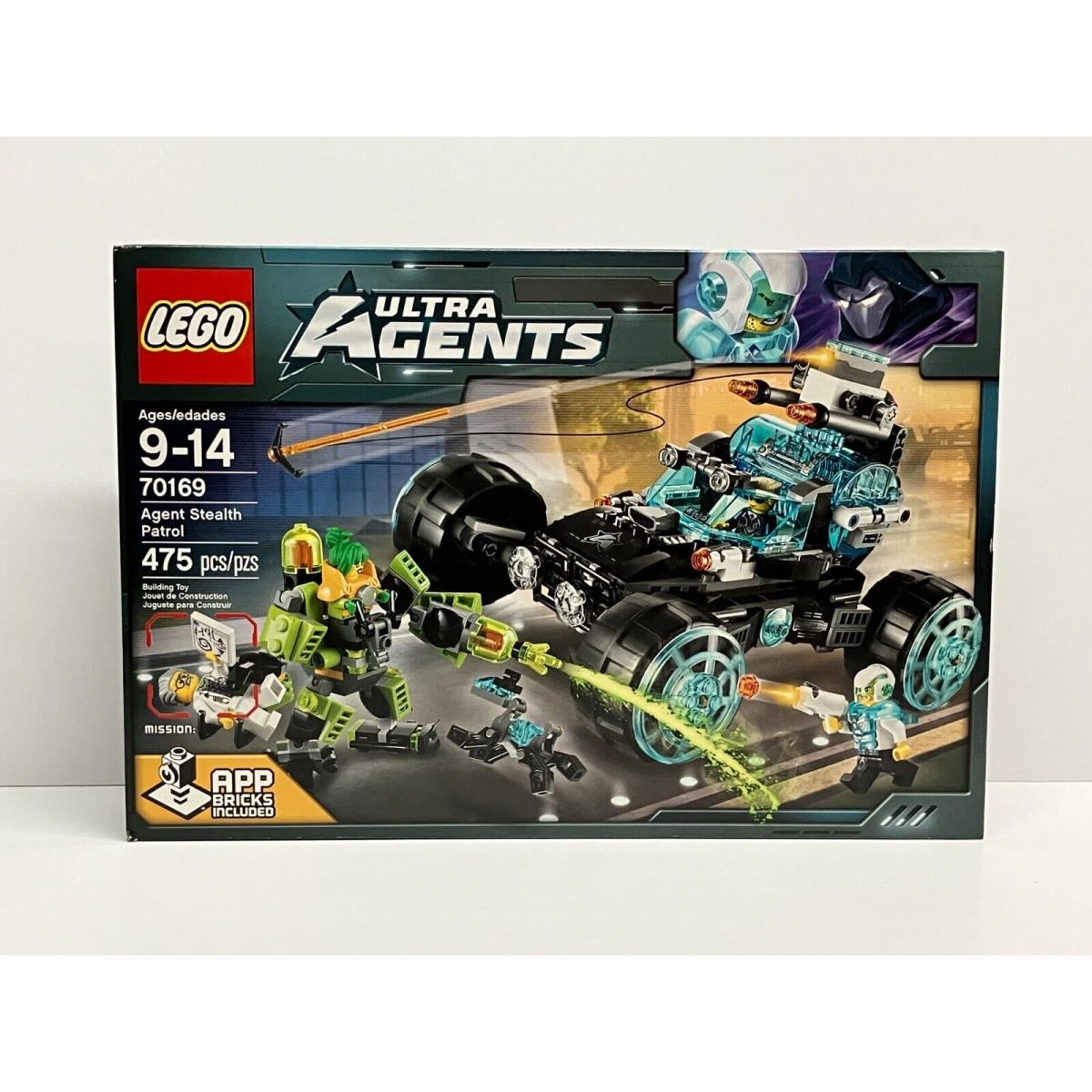 Lego 70169 Ultra Agents Agent Stealth Patrol 475pcs