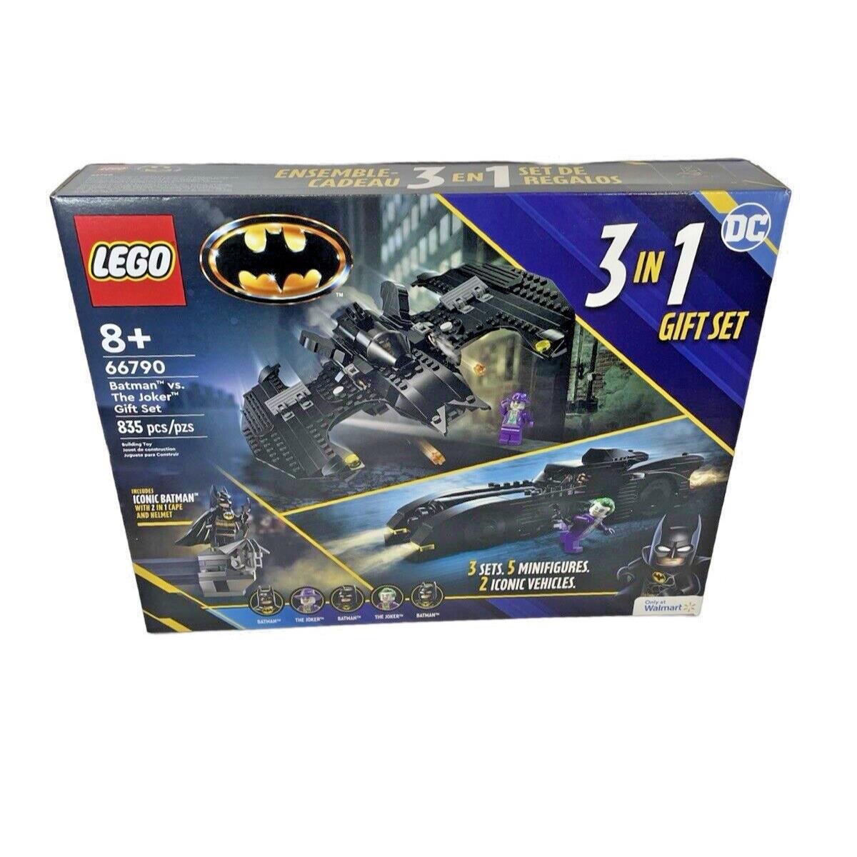 Lego DC Batman Vs. The Joker - Gift Set 3 Builds in 1 Box - 66790 IN Hand