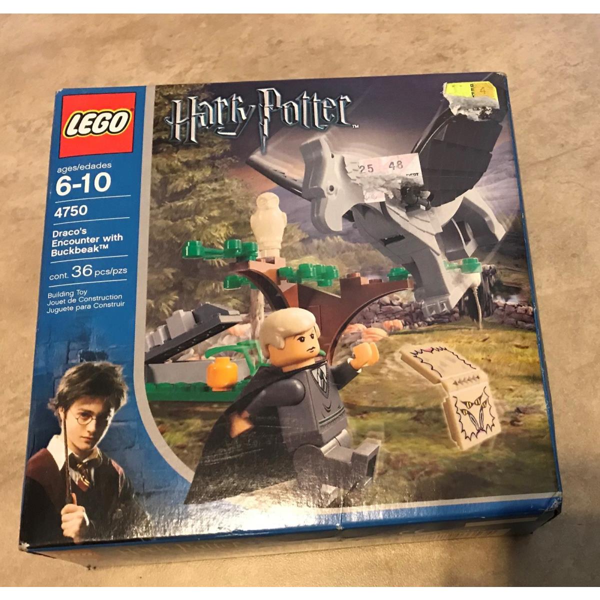 Lego Set 4750 Harry Potter Dracos Encounter w/ Buckbeak 36 pc