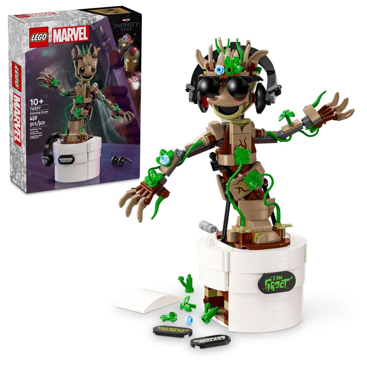 Lego Marvel Guardians of The Galaxy Dancing Groot 76297