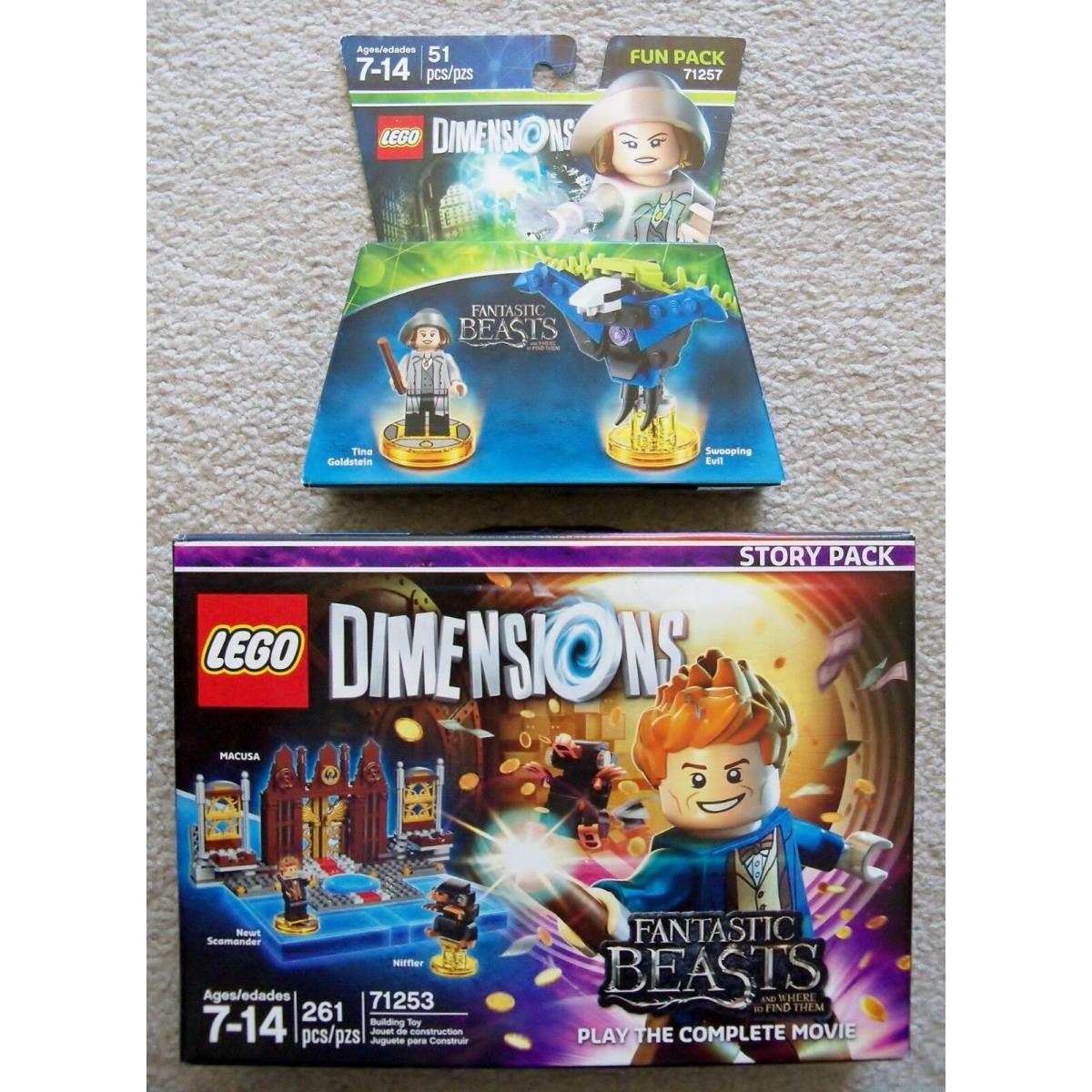 Lego Dimensions - 71253 Fantastic Beasts Story Pack 71257 Tina Goldste