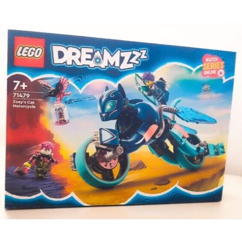 Lego Dreamzzz Zoey`s Cat Motorcycle 71479 Toy Building Kit 226 Pcs