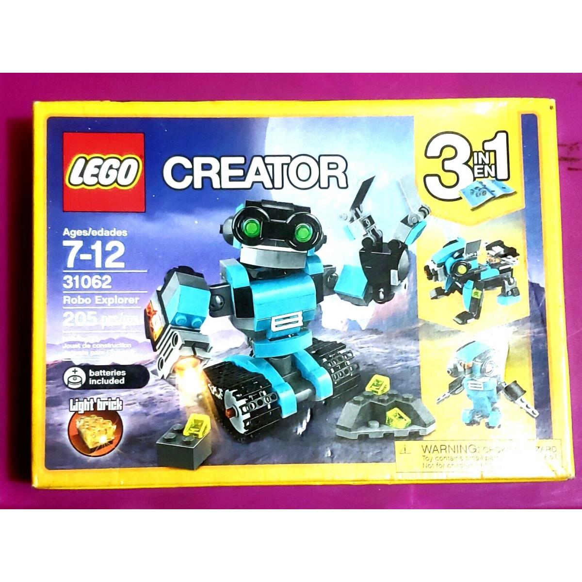 Lego Robo Explorer - Creator 3 in 1 31062