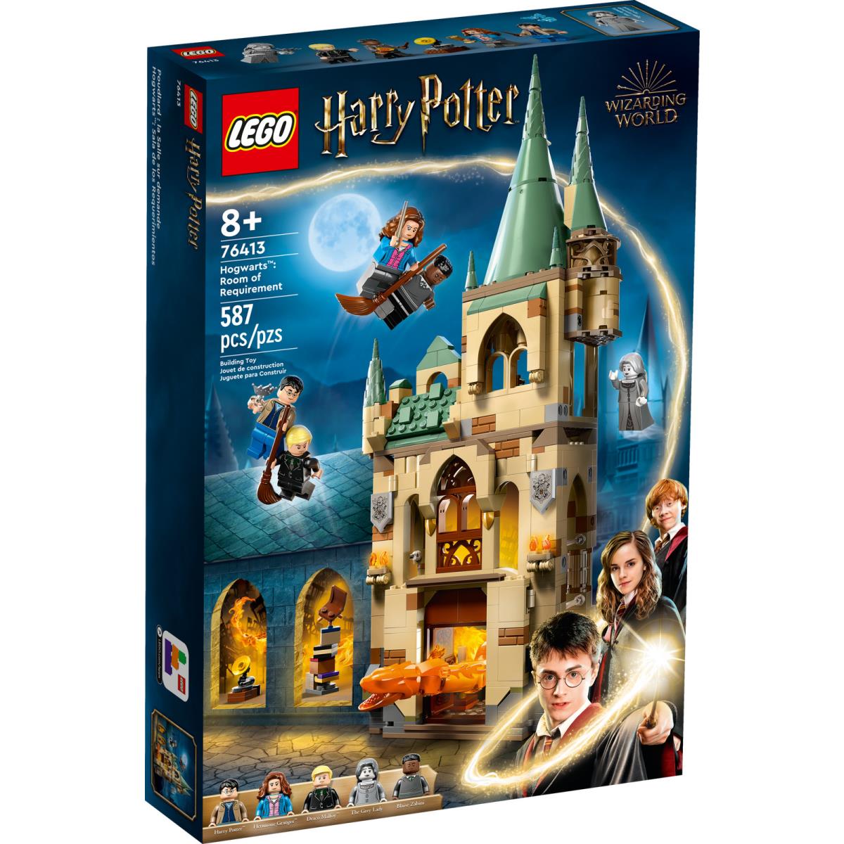 Lego Harry Potter Room of Requirement Set 76413 w/ Minifigures Fire Serpent To