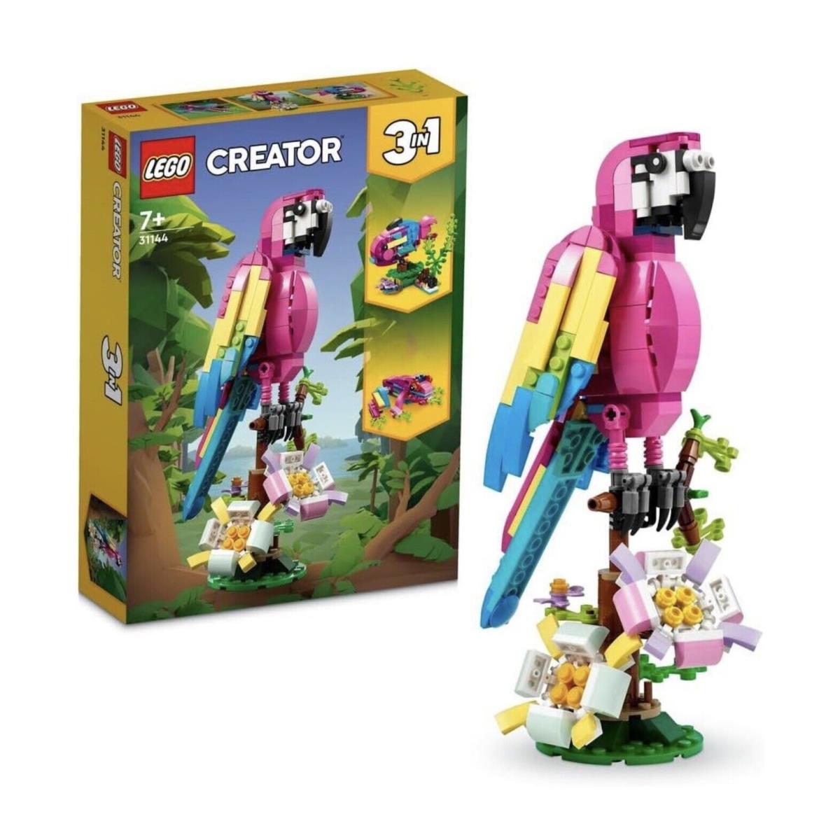 Lego Set 31144 Exotic Pink Parrot Vibrant Colorful Fun