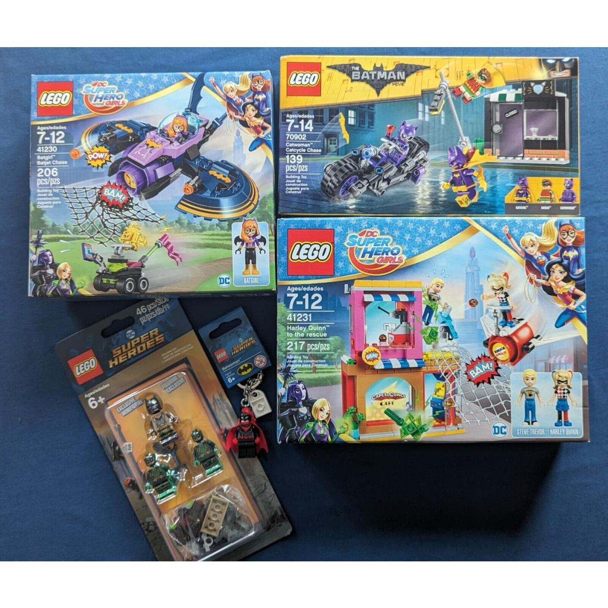 Lego DC Super Hero Girls: 41230 Batgirl Chase 41231 70902 Mini Figures +