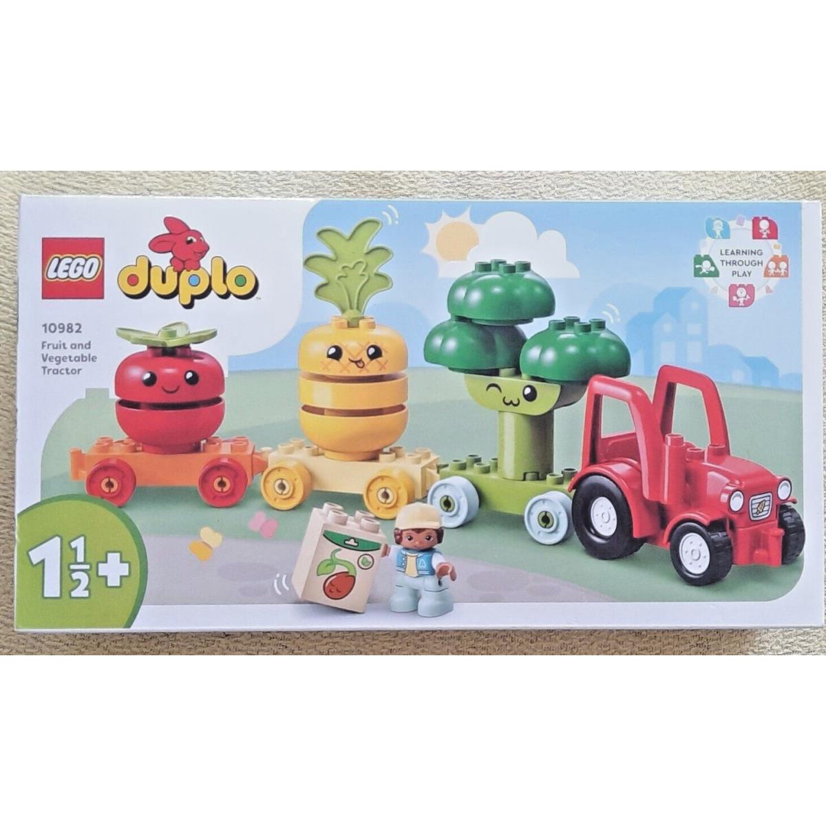 Lego Duplo Fruit and Vegetable Tractor 10982 Toy Building Kit 19 Pcs