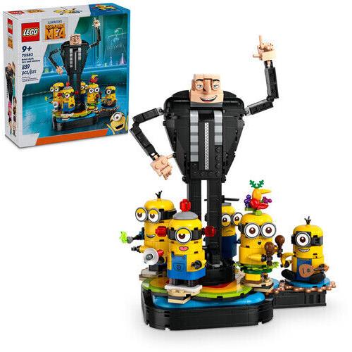 Lego Despicable Me Brick-built Gru and Minions 75582 Toy Brick