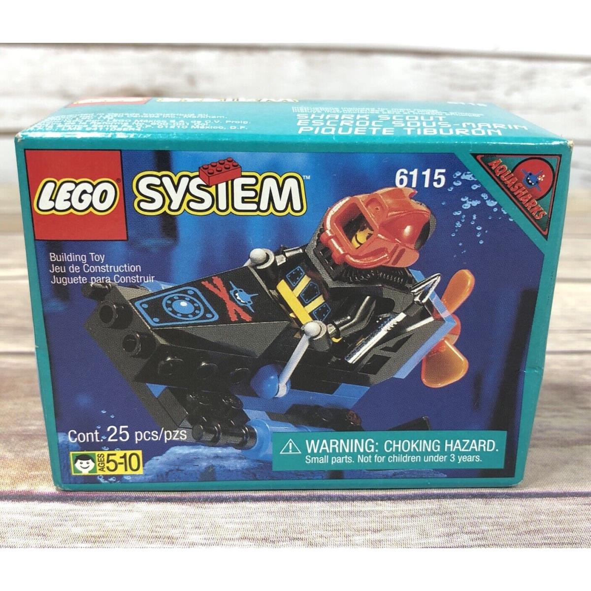 Lego System Aquazone Shark Scout 6115 Box