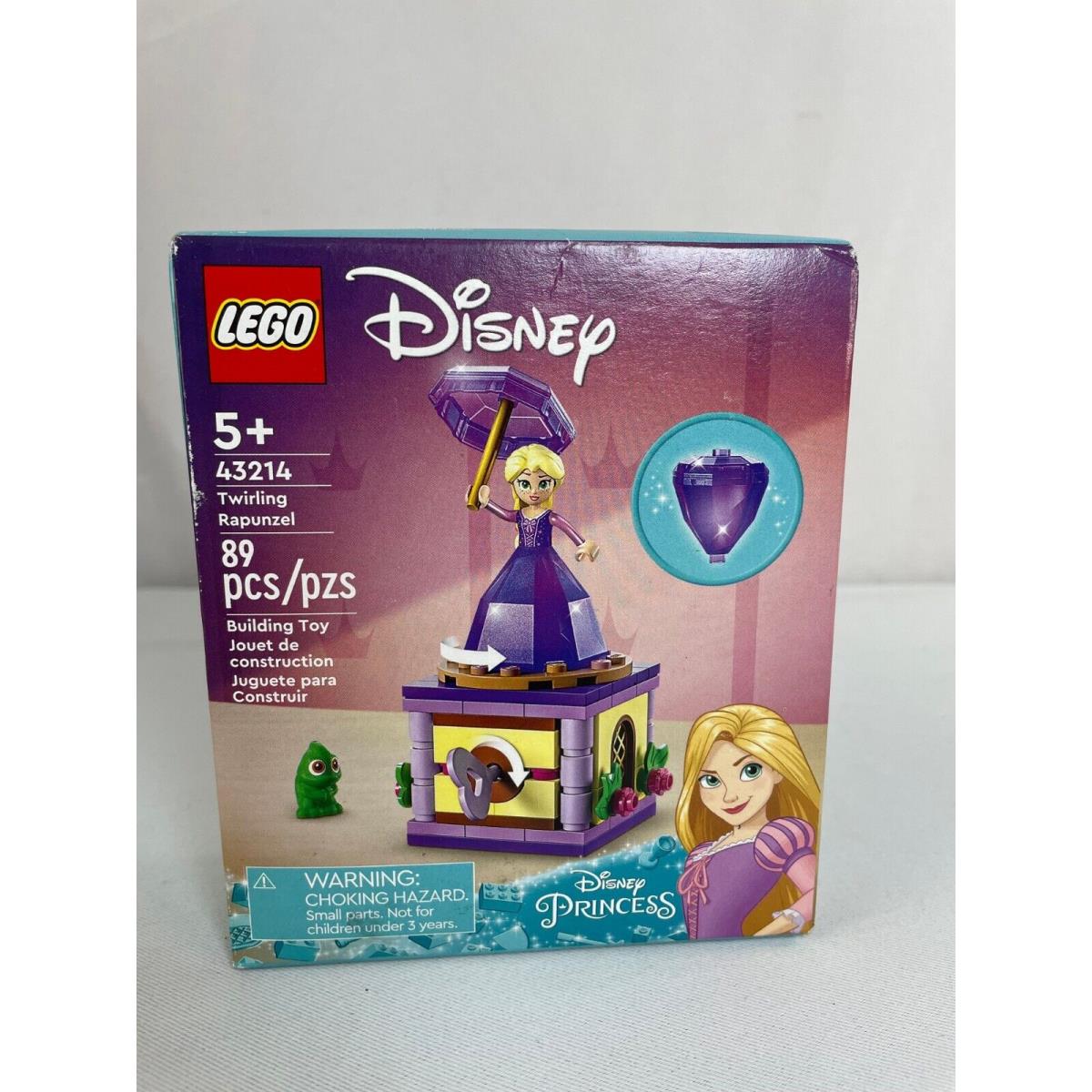 Lego 43214 Disney Princess Twirling Rapunzel Complete Set 89 Pieces Age 5+