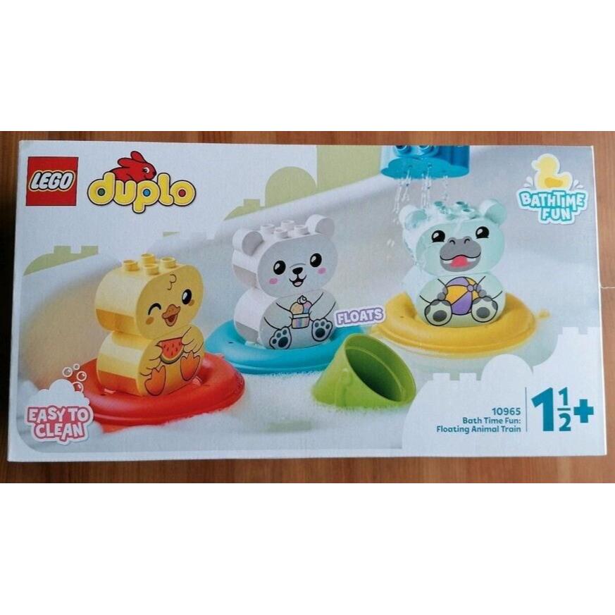 Lego Duplo Bath Time Fun: Floating Animal Train 10965 Toy Building Kit 14 Pcs