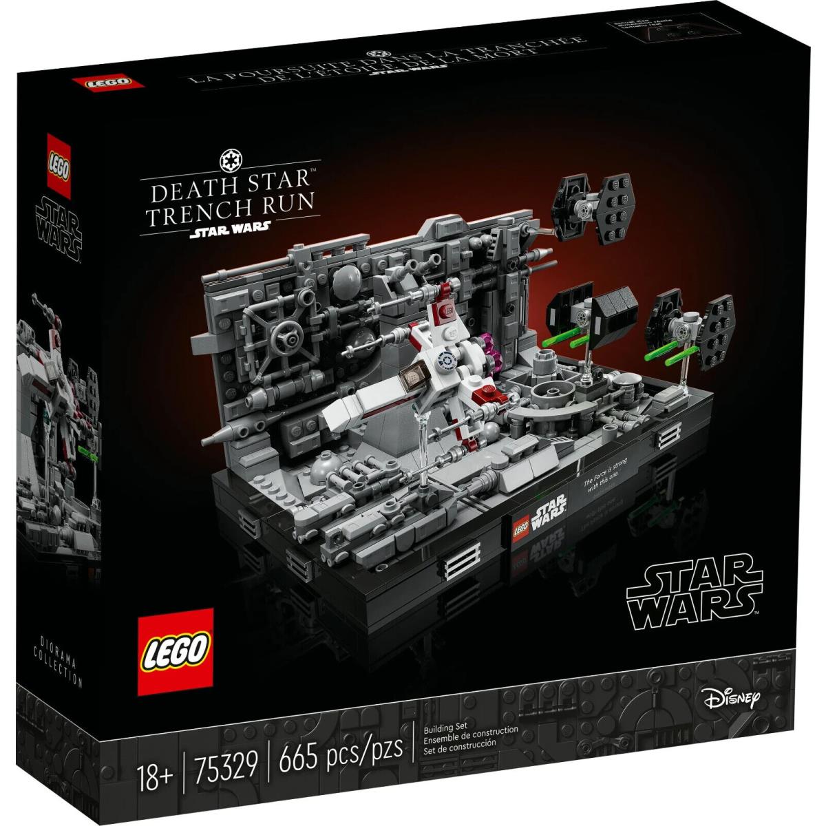 Lego Star Wars Death Star Trench Run Diorama 75329 See Description