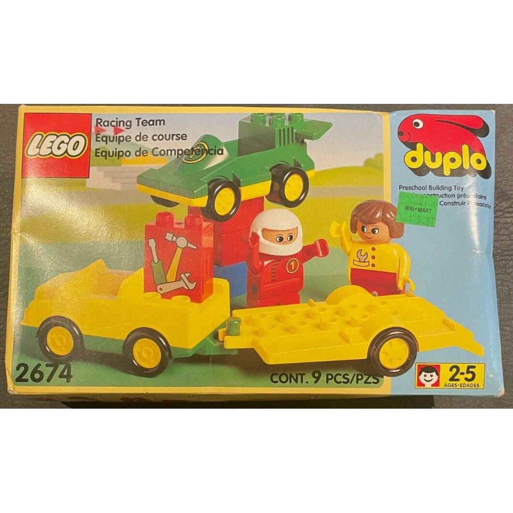 Lego Duplo Town Race Set 2674 Racing Team Vintage Rare 1996 New/sealed Box