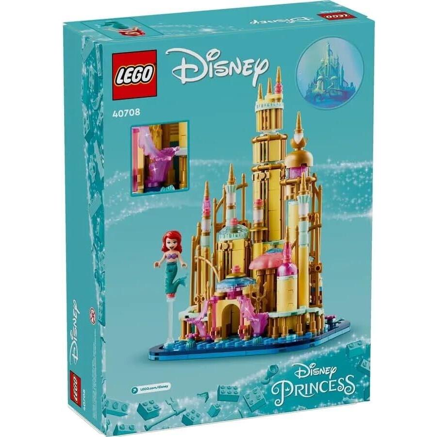 Lego Disney Mini Disney Ariel`s Castle 40708 For +12 Ages 557 Pieces