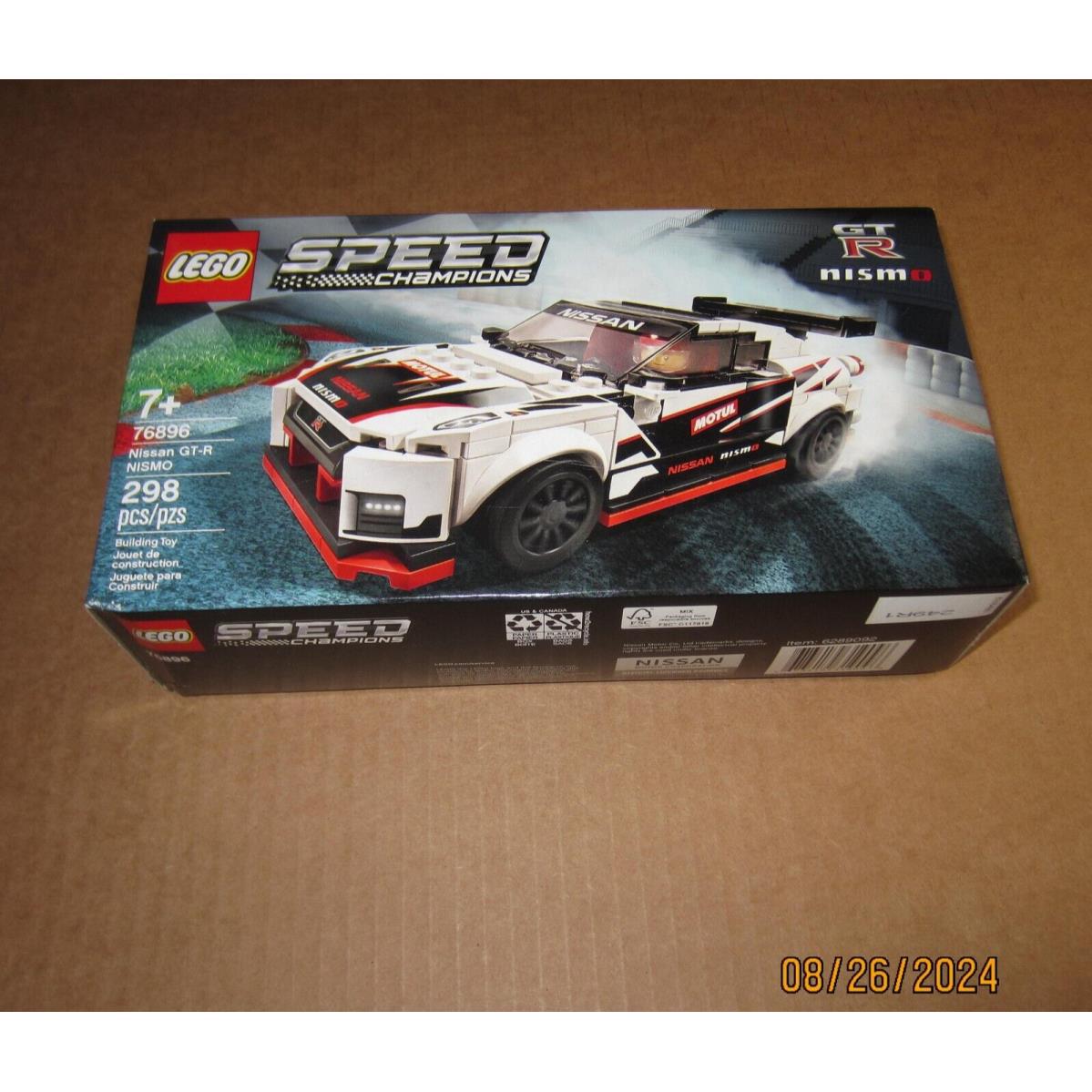 Lego Speed Champions Nissan Gt-r Nismo 76896 298 Pcs Set Car Retired