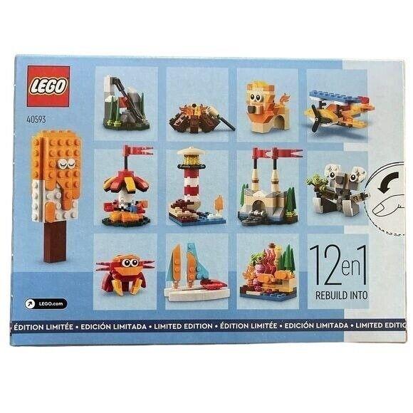 Lego 40593 Fun Creativity 12 in 1 Limited Edition Collection 279 Pieces Gift