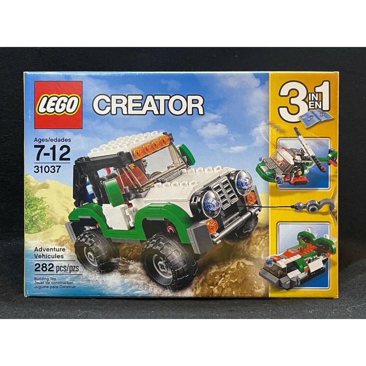 Lego 31037 2015 Creator 3 in 1 Adventure Vehicles Car Helicopter Hovercraft