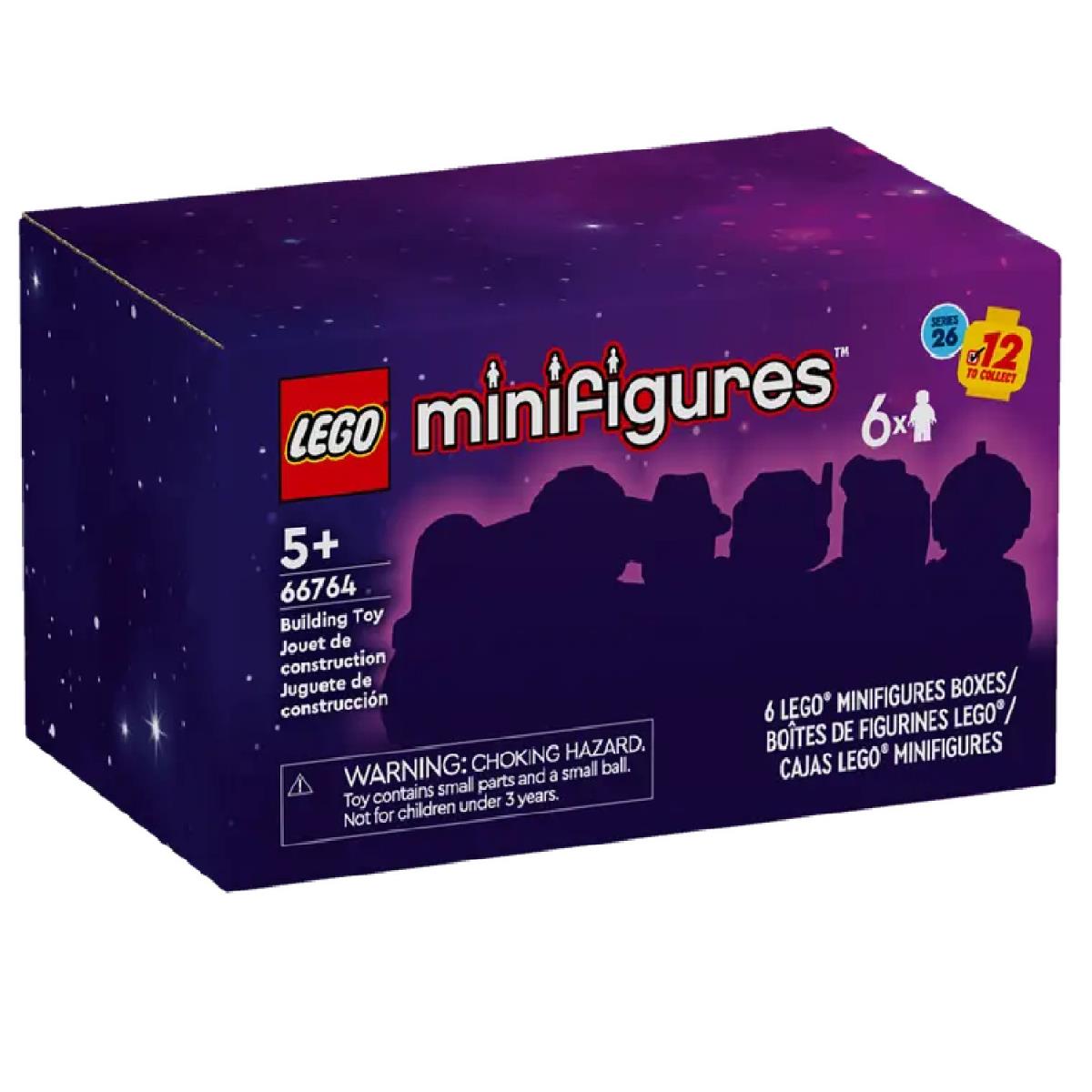 Lego: Minifigures Space 6 Pack - Building Kit Lego 66764 54 Pcs Series 26