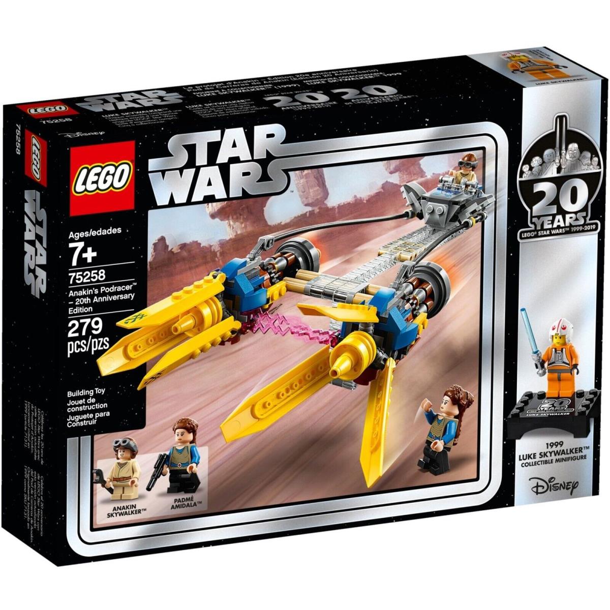 Star Wars: Anakin`s Podracer - 20th Anniversary Edition Lego 75258 Box Set