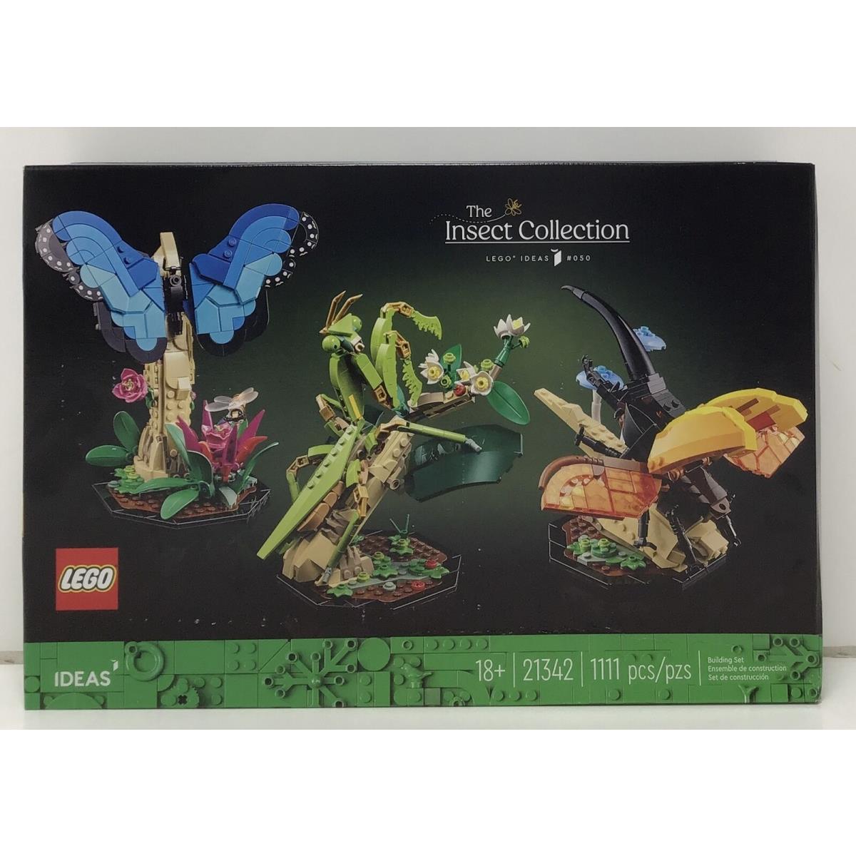 Lego Ideas The Insect Collection 21342 1111 Pieces Ages 18+