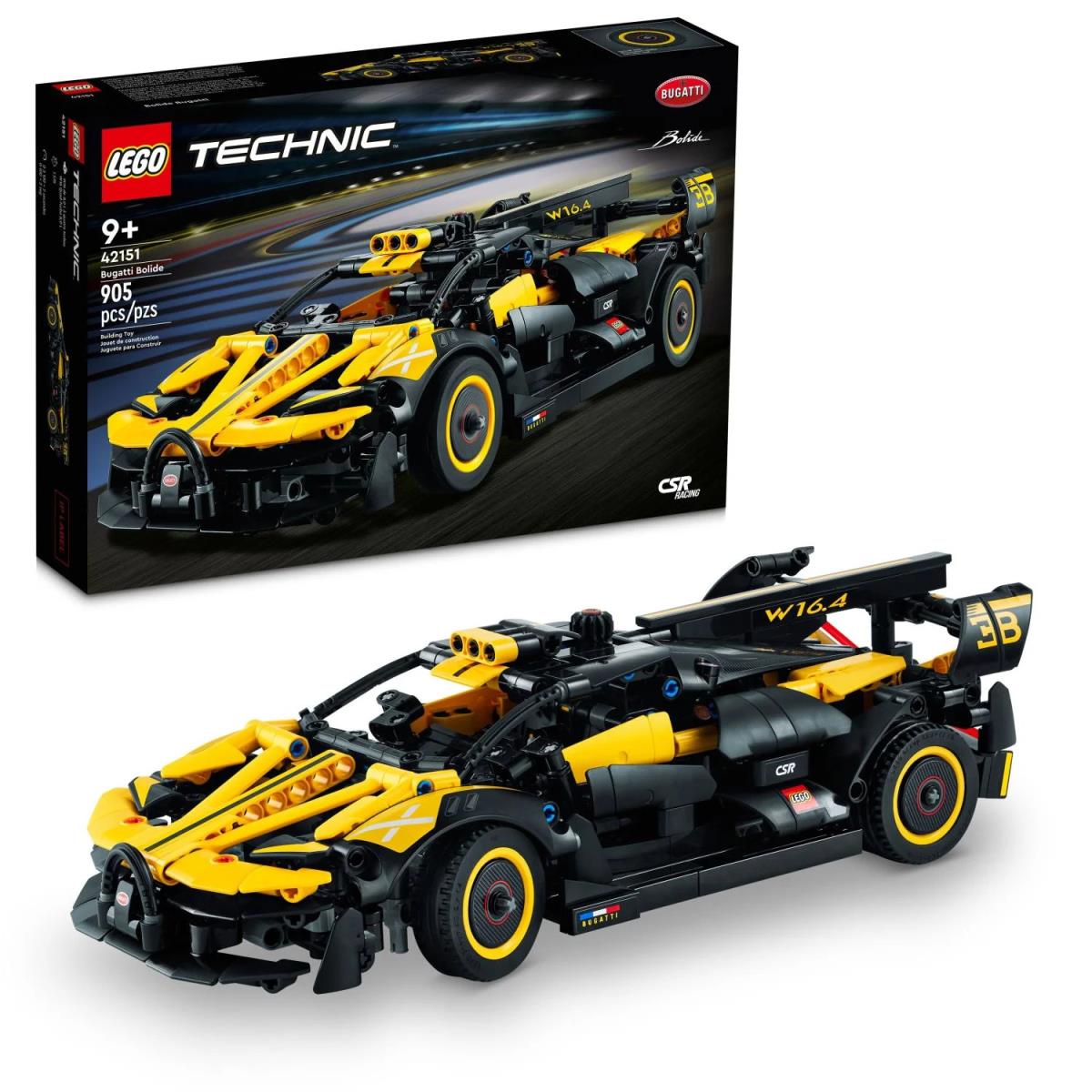 Lego Technic Bugatti Bolide Race Car Model 42151 - Collectible Sports Car Toy