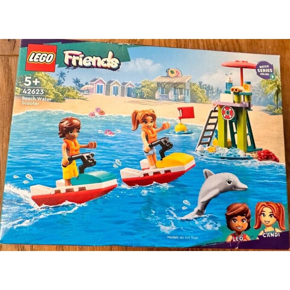 Lego Friends Beach Water Scooter 42623 Toy Building Kit 84 Pcs