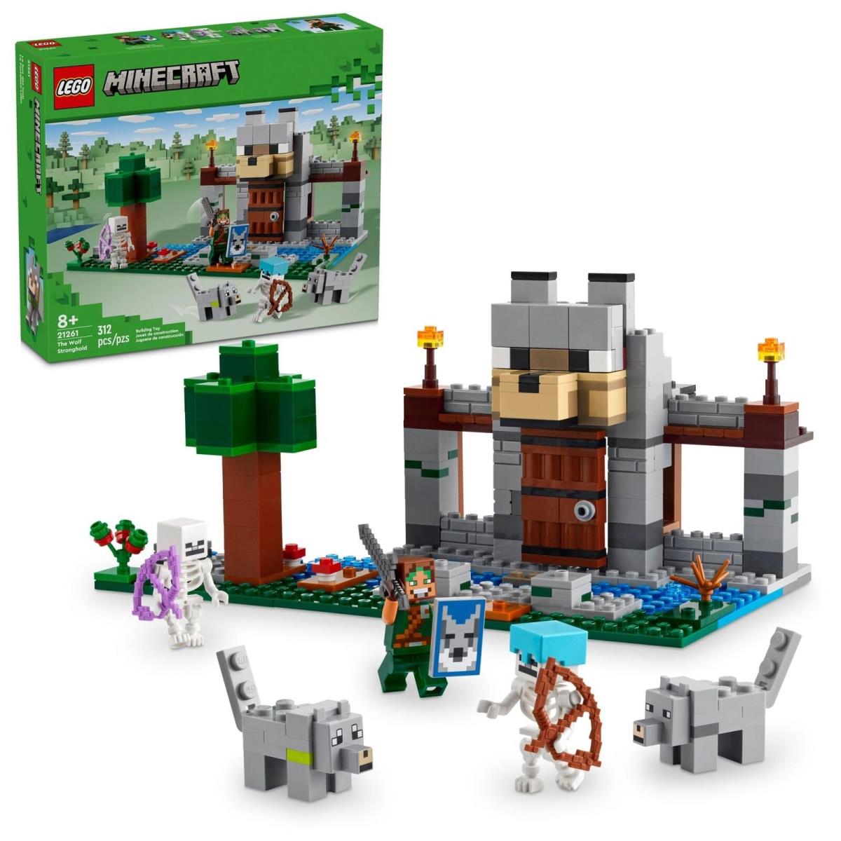 Lego Minecraft The Wolf Stronghold 21261