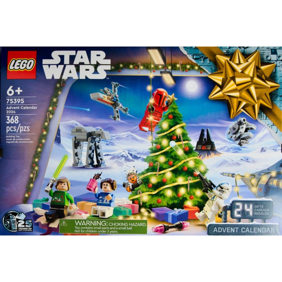 Lego Star Wars Christmas 2024 Advent Calendar 75395 Building Toy 368 Pieces