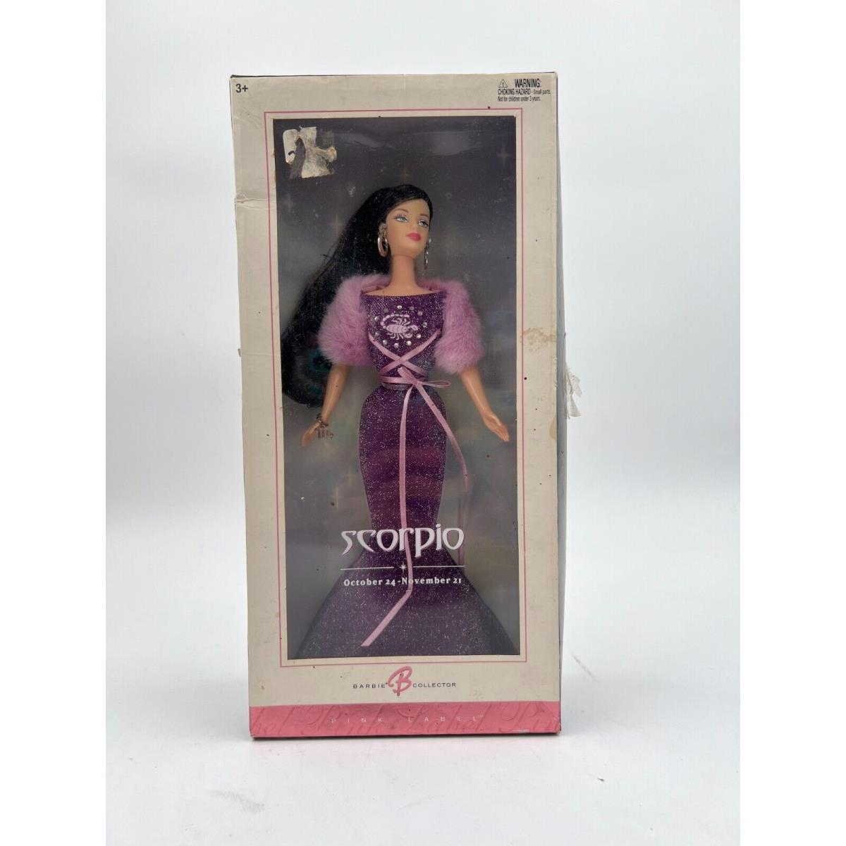 Zodiac Scorpio Pink Label Barbie Doll 2004 Mattel C3825 Nfrb