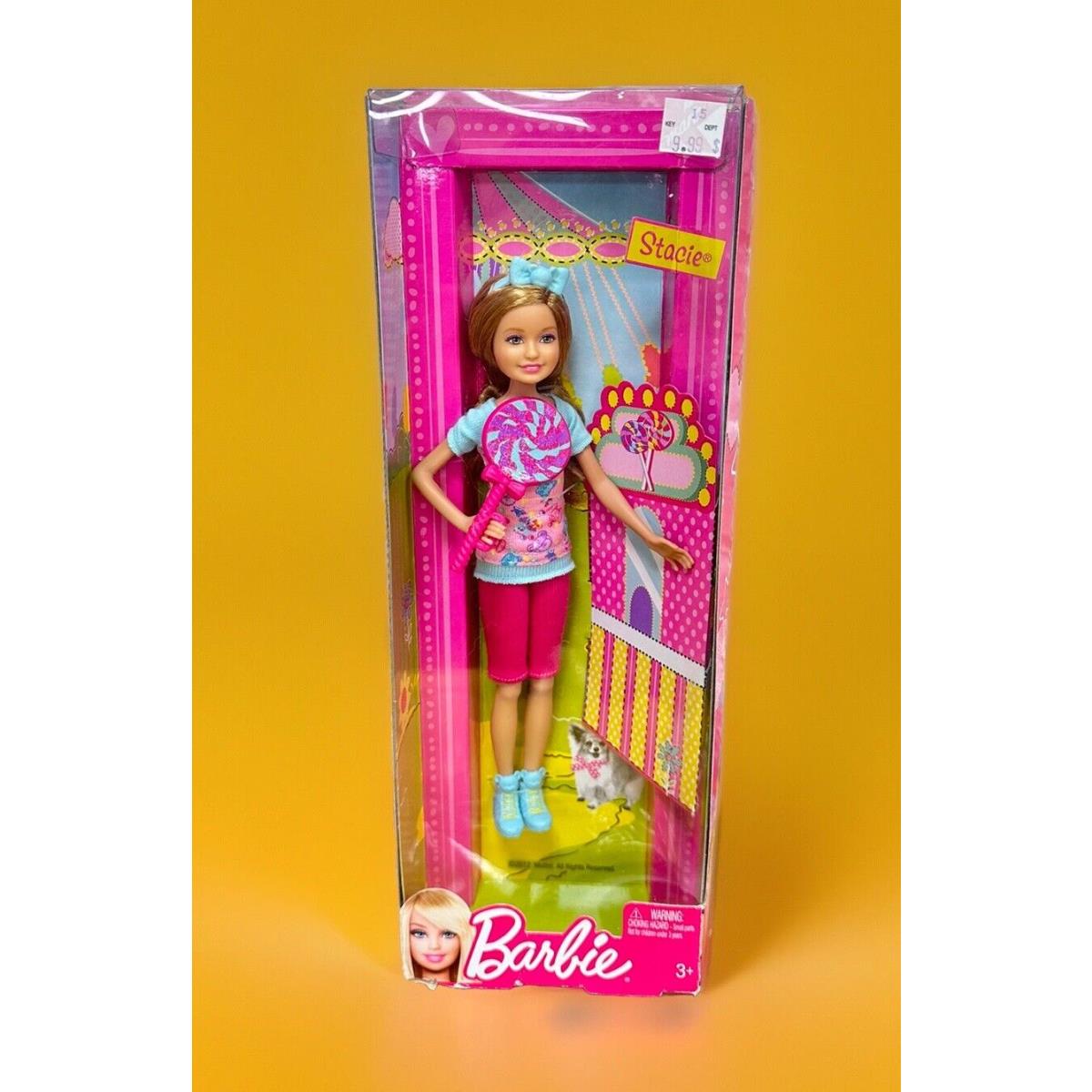 Mattel 2012 Barbie Amusement Park Fun Stacie Doll Toy X9055 Read 2