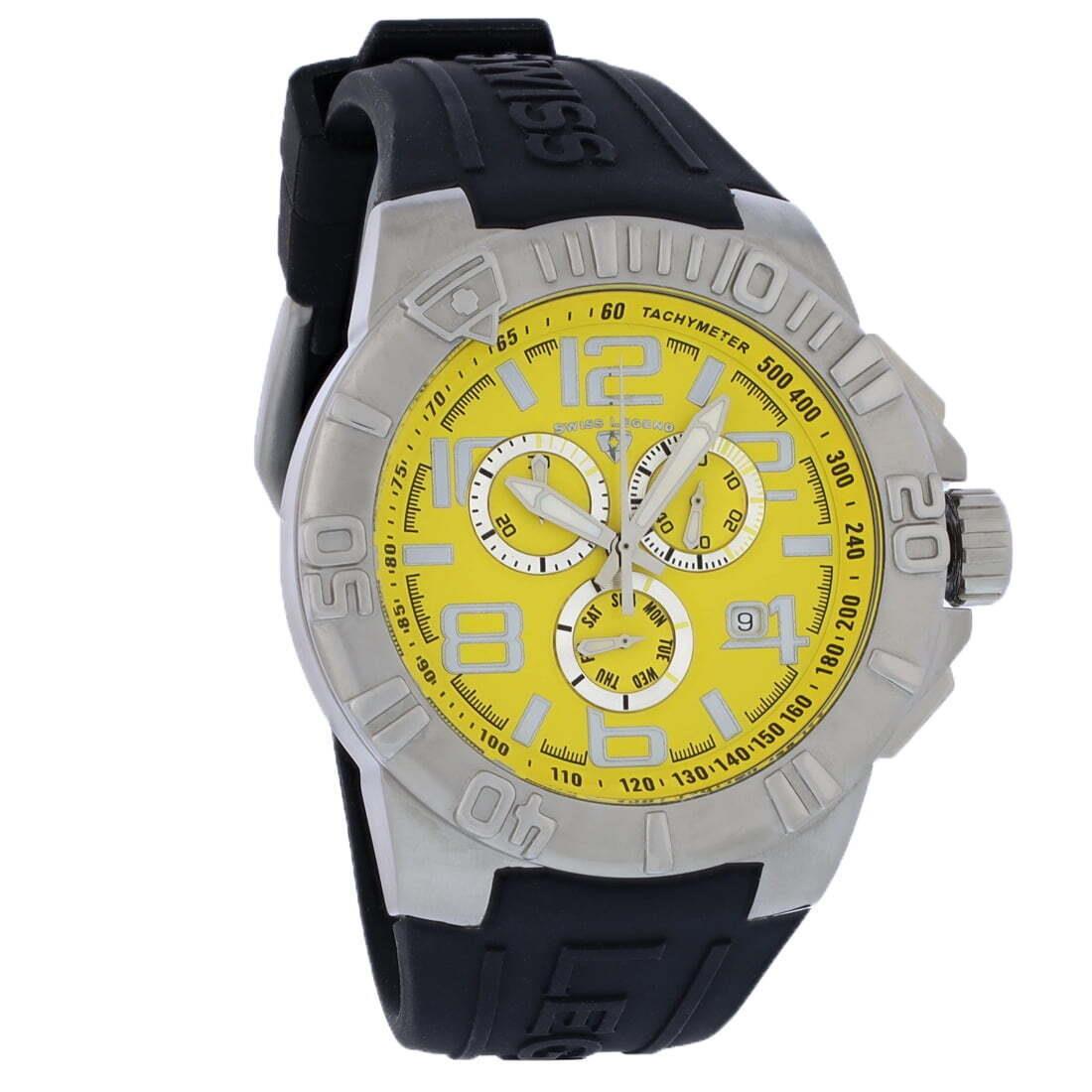 Swiss Legend Super Shield Mens Quartz Chronograph Watch SL-40118-07