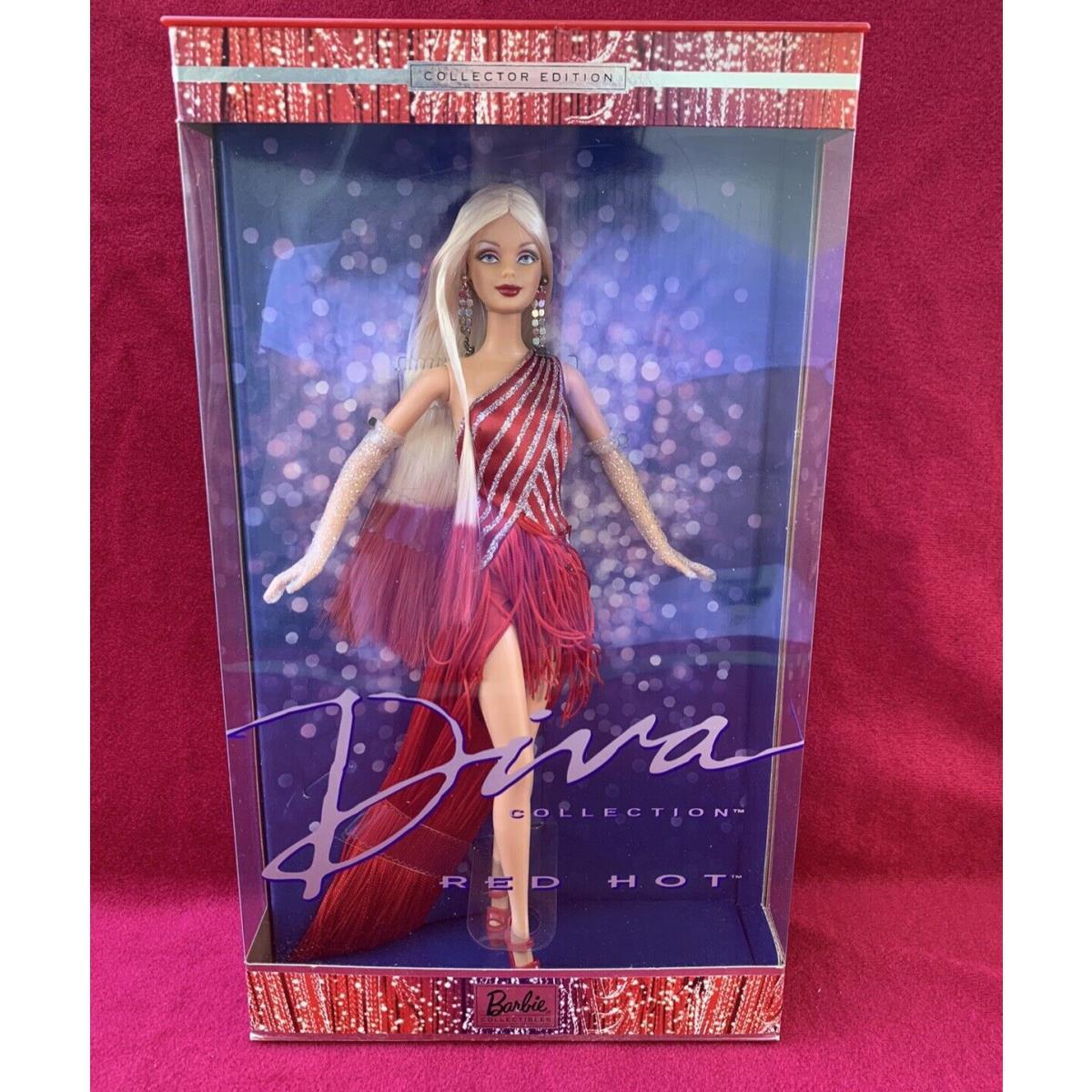 Barbie Doll Diva Collection 2002 Red Hot 56707 Collector Edition