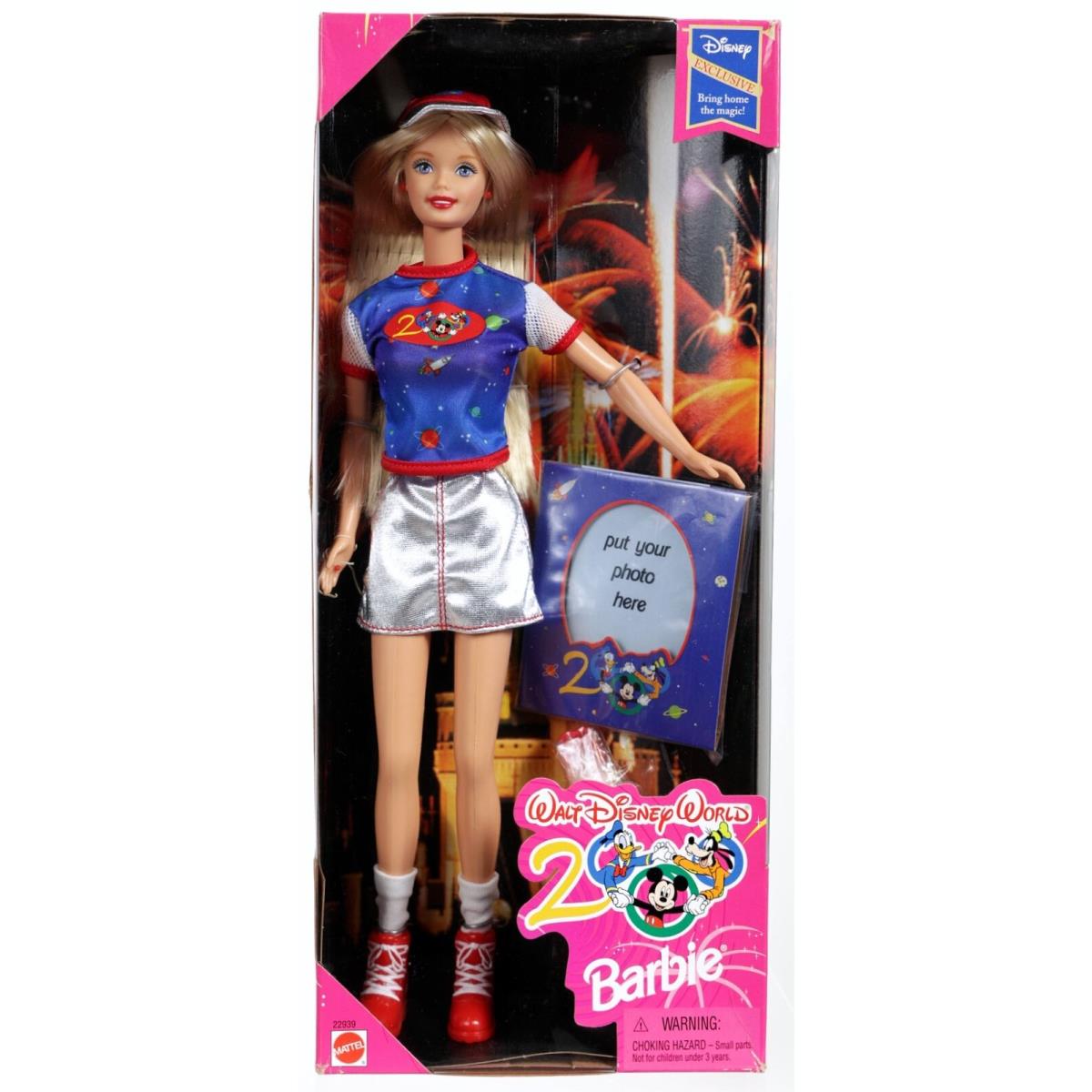 Walt Disney World 2000 Barbie Doll - 22939 Never Removed From Box 1998 Mattel